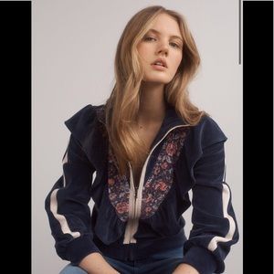 NWT Rebecca Taylor La Vie Ruffle-Trim Jacket- S